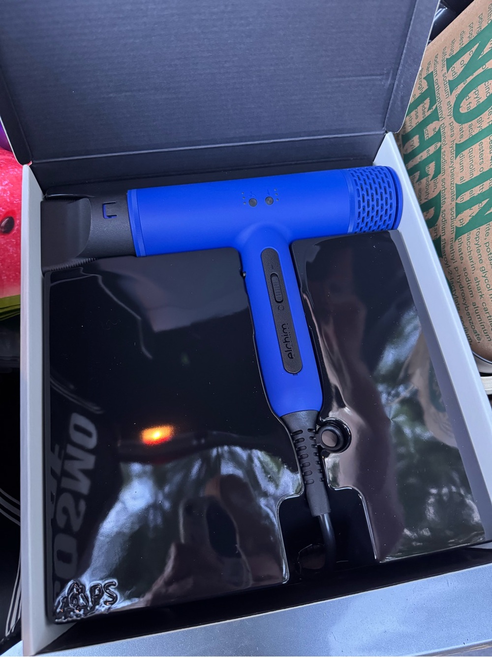 Elchim Dynamos professional sonic-brushless motor hairdryer w/ nozzle & diffL